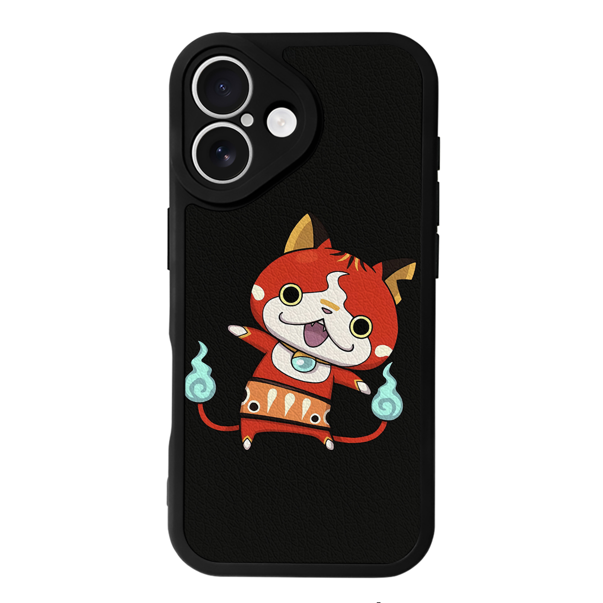 （画像用） 妖怪ウォッチ Yo-kai Watch 【iPhone 16シリーズ対応】シリコンスマホケース（レザー調） 材質：シリコン